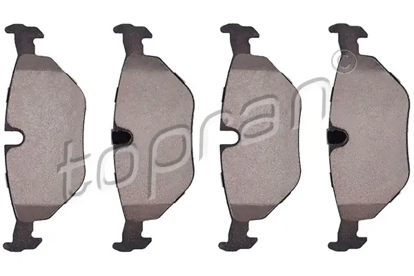 комплект спирачно феродо, дискови спирачки TOPRAN              