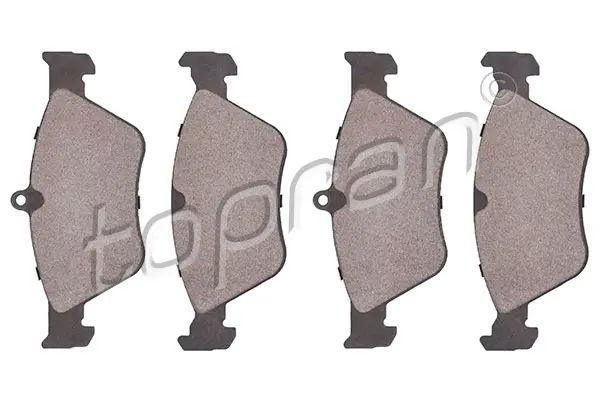 комплект спирачно феродо, дискови спирачки TOPRAN              