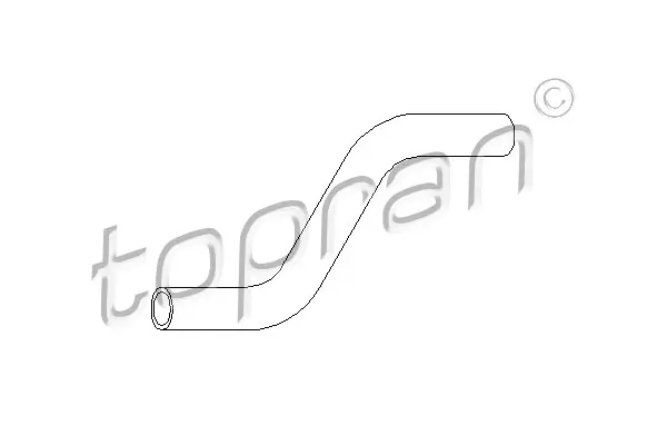 маркуч на радиатора TOPRAN              