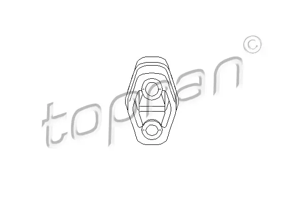 скоба, изпускателна система TOPRAN              