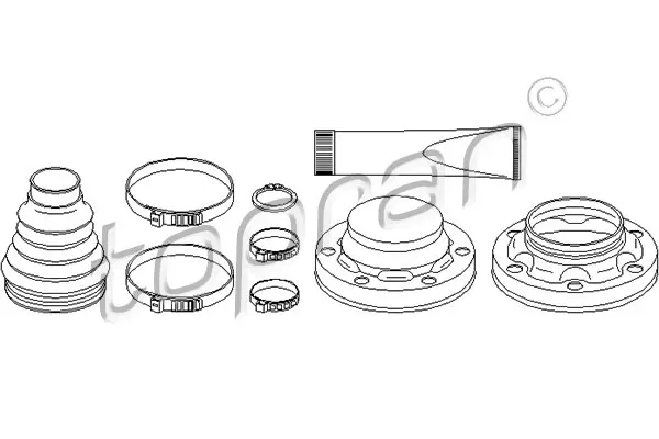 комплект маншон, полуоска TOPRAN              