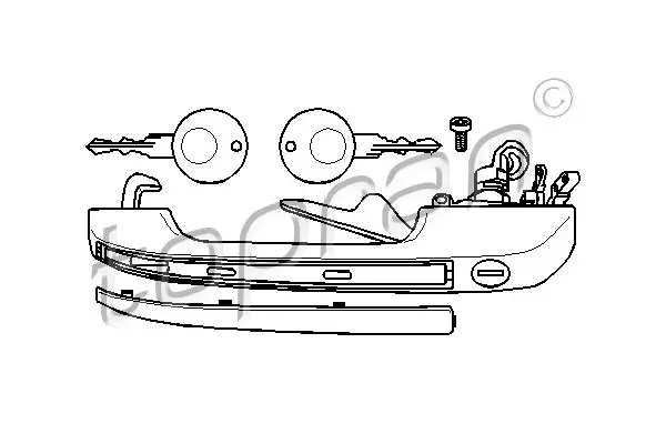 ръкохватка на врата TOPRAN              