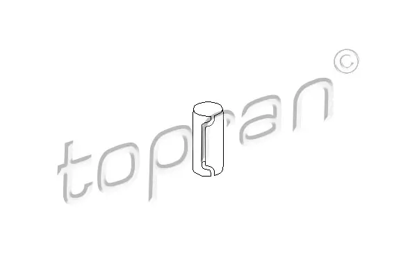 втулка, тампони на напречен носач TOPRAN              