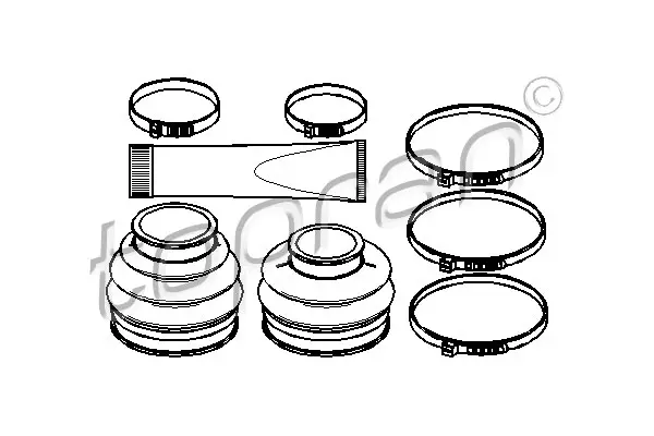 комплект маншон, полуоска TOPRAN              