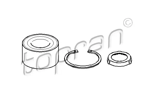 комплект колесен лагер TOPRAN              