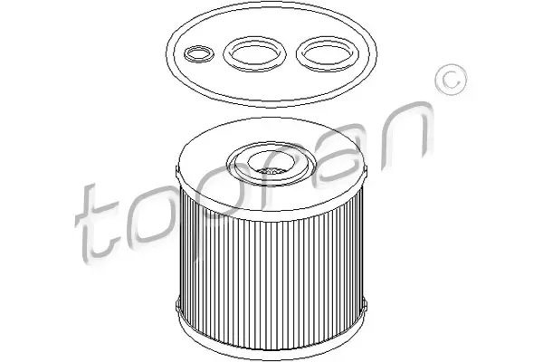 маслен филтър TOPRAN              