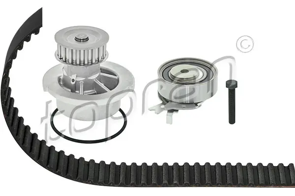 водна помпа- к-кт ангренажен ремък TOPRAN              