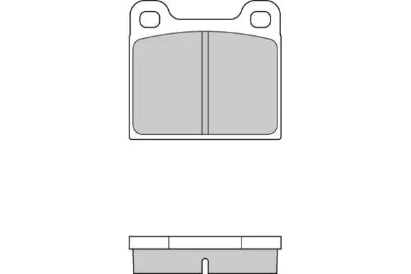 комплект спирачно феродо, дискови спирачки E.T.F.              