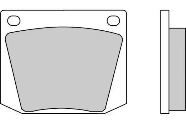 комплект спирачно феродо, дискови спирачки E.T.F.              