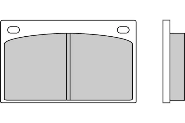 комплект спирачно феродо, дискови спирачки E.T.F.              