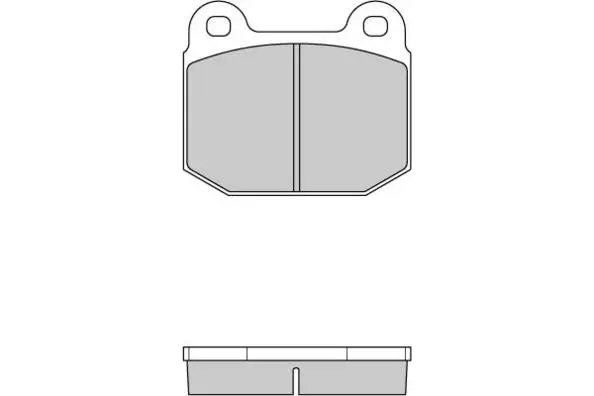 комплект спирачно феродо, дискови спирачки E.T.F.              