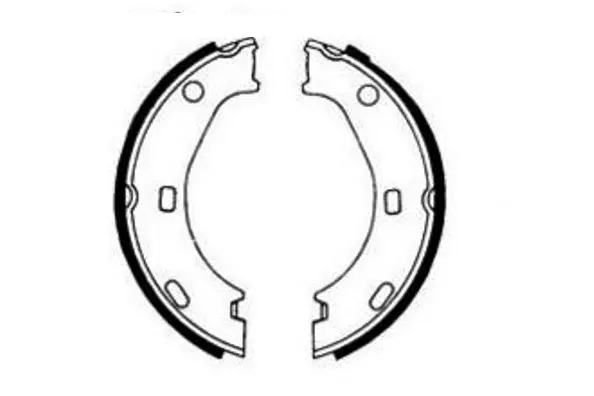 комплект спирачна челюст, ръчна спирачка E.T.F.              