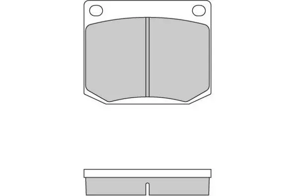 комплект спирачно феродо, дискови спирачки E.T.F.              