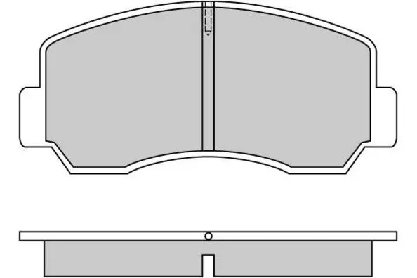 комплект спирачно феродо, дискови спирачки E.T.F.              