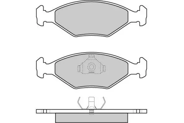 комплект спирачно феродо, дискови спирачки E.T.F.              