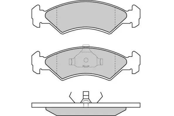комплект спирачно феродо, дискови спирачки E.T.F.              