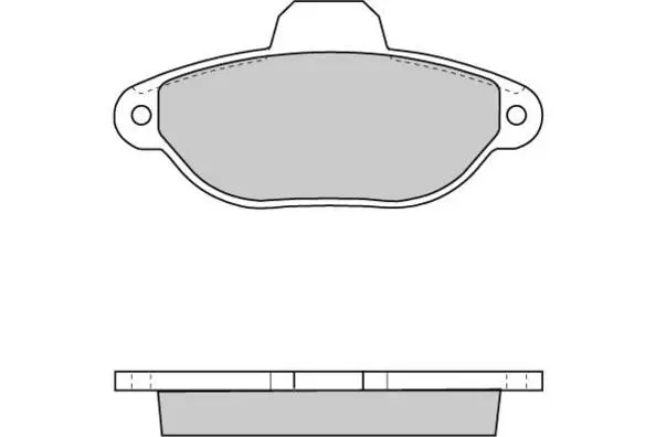 комплект спирачно феродо, дискови спирачки E.T.F.              