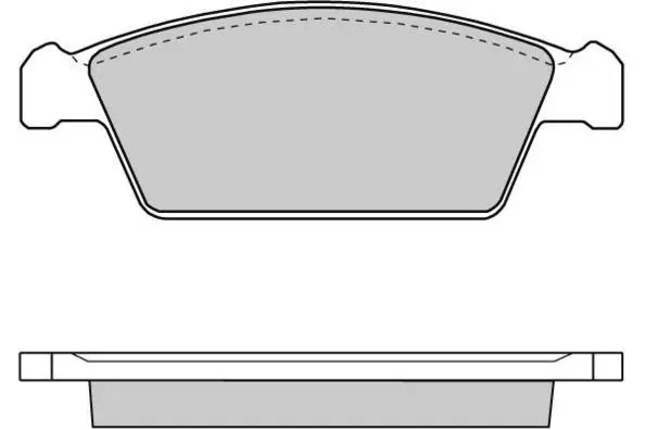 комплект спирачно феродо, дискови спирачки E.T.F.              
