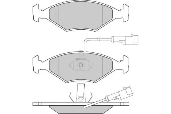 комплект спирачно феродо, дискови спирачки E.T.F.              