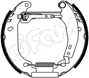 Спирачни челюсти за RENAULT CLIO I (B/C57_, 5/357_) 1.2 (5/357Y, 5/357K) 151-014 CIFAM               