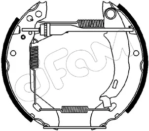 комплект спирачна челюст CIFAM               