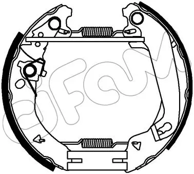 комплект спирачна челюст CIFAM               