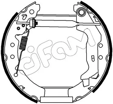 комплект спирачна челюст CIFAM               