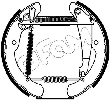 комплект спирачна челюст CIFAM               