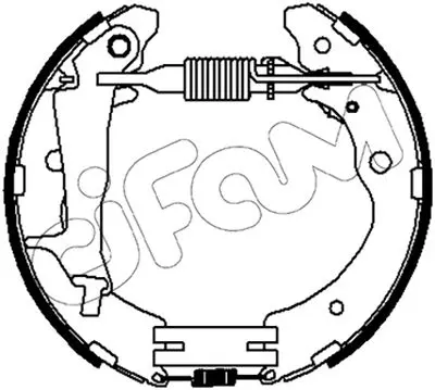 комплект спирачна челюст CIFAM               