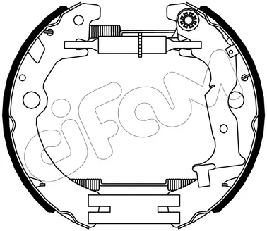 комплект спирачна челюст CIFAM               
