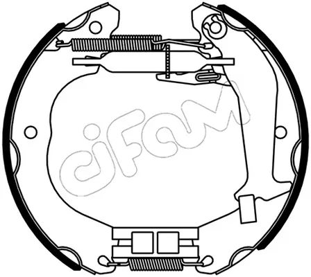 комплект спирачна челюст CIFAM               