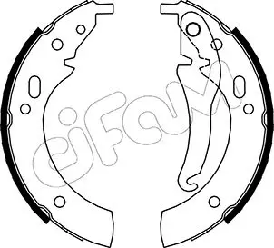 комплект спирачна челюст CIFAM               