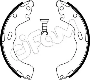 комплект спирачна челюст CIFAM               
