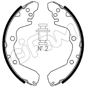 комплект спирачна челюст CIFAM               