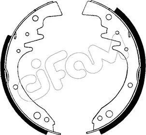 комплект спирачна челюст CIFAM               