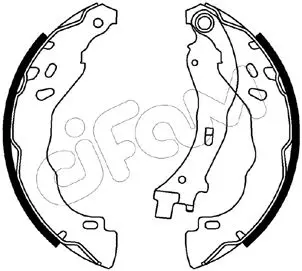 комплект спирачна челюст CIFAM               