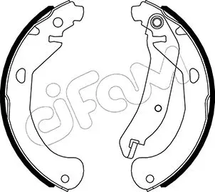 комплект спирачна челюст CIFAM               