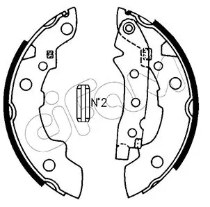 комплект спирачна челюст CIFAM               