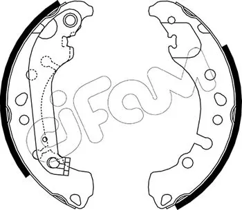комплект спирачна челюст CIFAM               