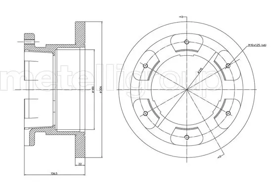 спирачен диск CIFAM               