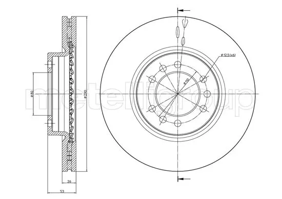 спирачен диск CIFAM               