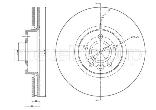 спирачен диск CIFAM               