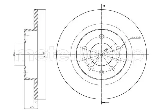 спирачен диск CIFAM               