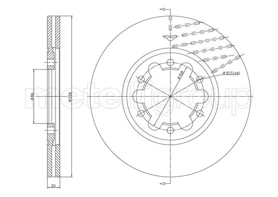 спирачен диск CIFAM               