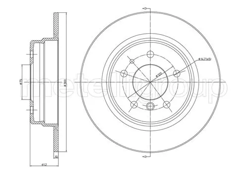 спирачен диск CIFAM               