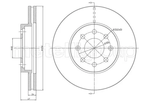 спирачен диск CIFAM               
