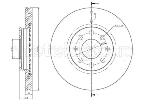 спирачен диск CIFAM               