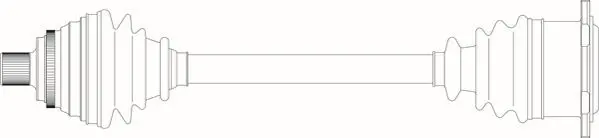 полуоска GENERAL RICAMBI     