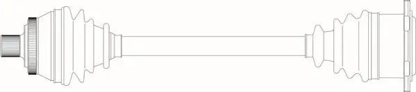 полуоска GENERAL RICAMBI     