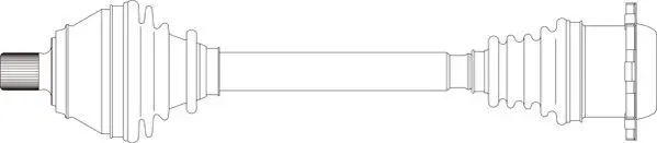 полуоска GENERAL RICAMBI     